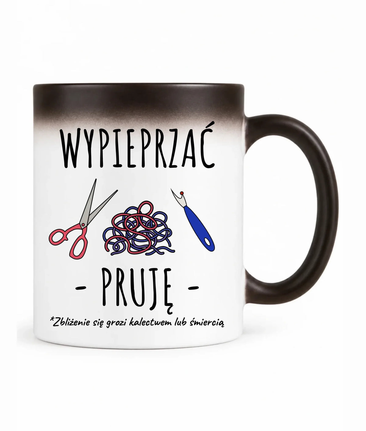 Kubek magiczny szyciowy dla krawcowej - Wypieprzać, pruję HS08