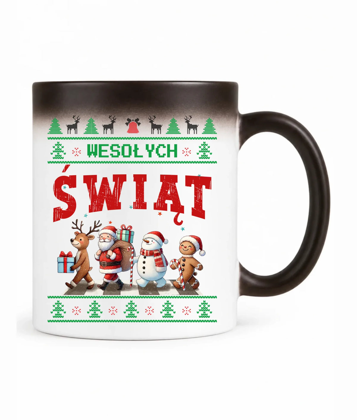 Kubek magiczny świąteczny - Wesołych Świąt BN06