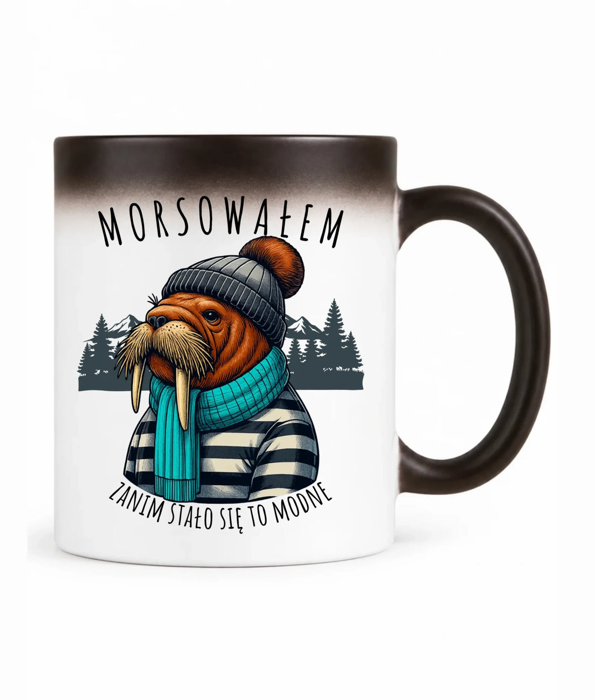 Kubek magiczny - prezent dla morsa - Morsowałem zanim stało się to modne - Mors HM08