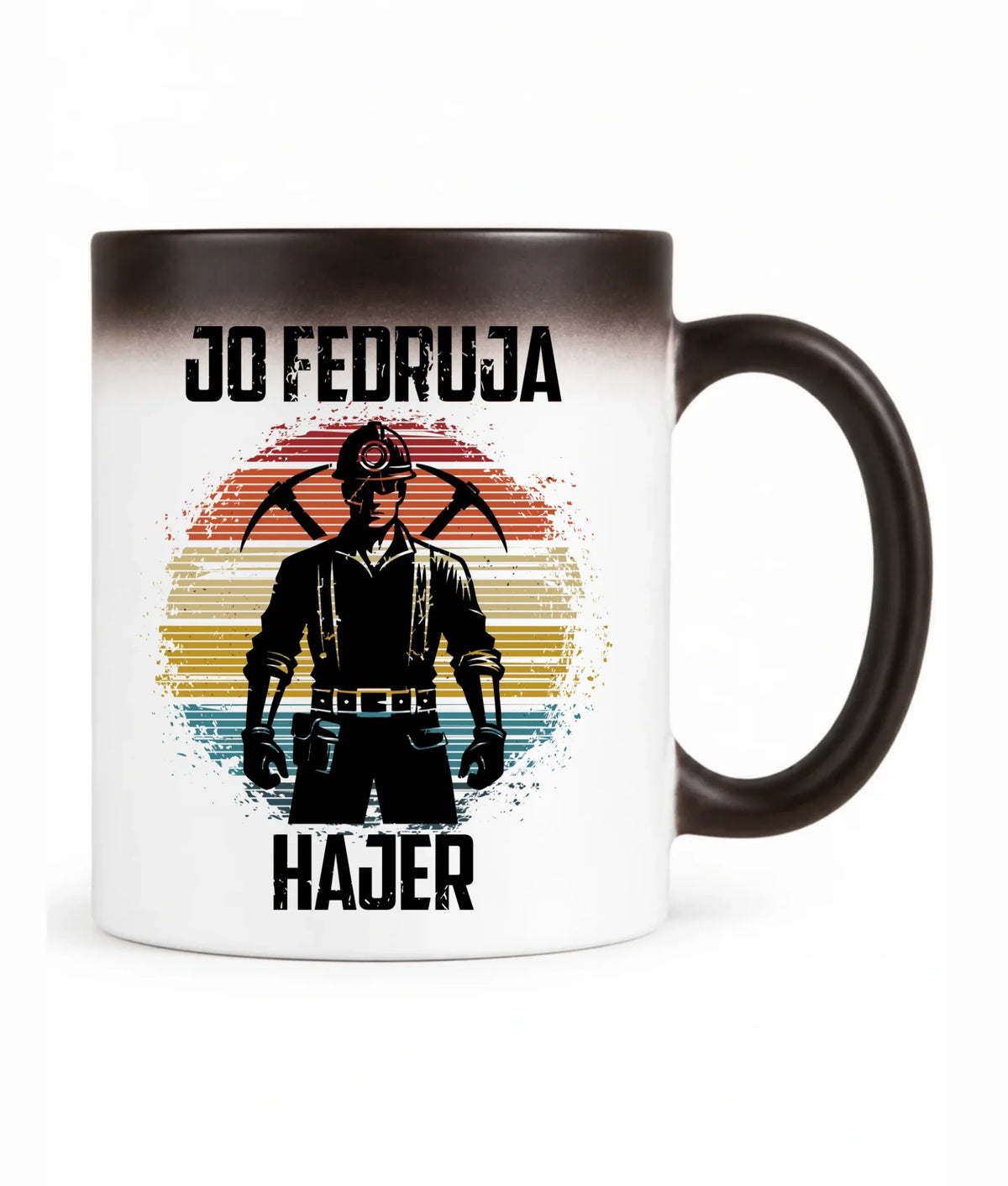 Kubek magiczny dla górnika - Jo fedruja Hajer
