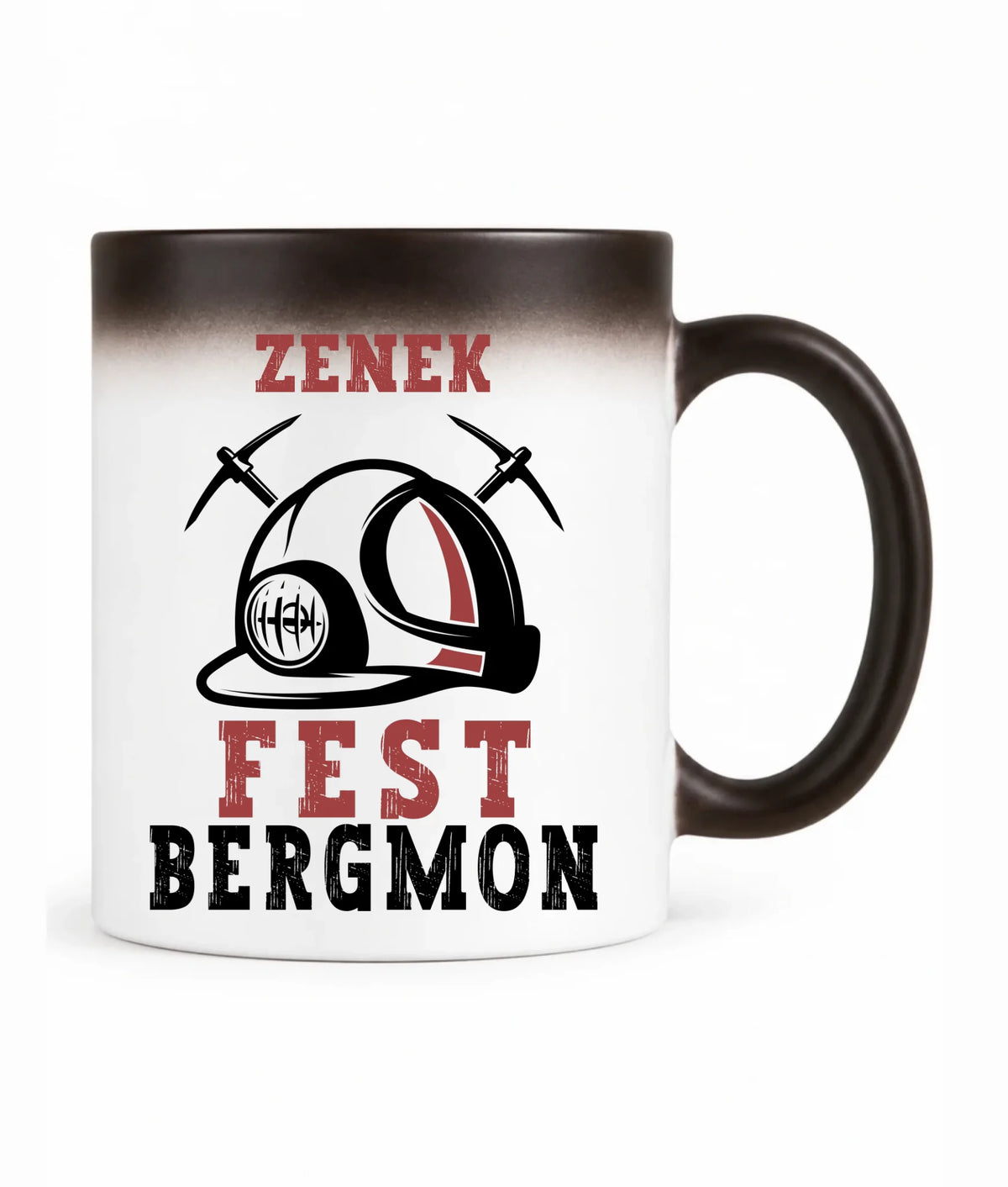 Kubek magiczny z imieniem dla górnika - Fest Bergmon