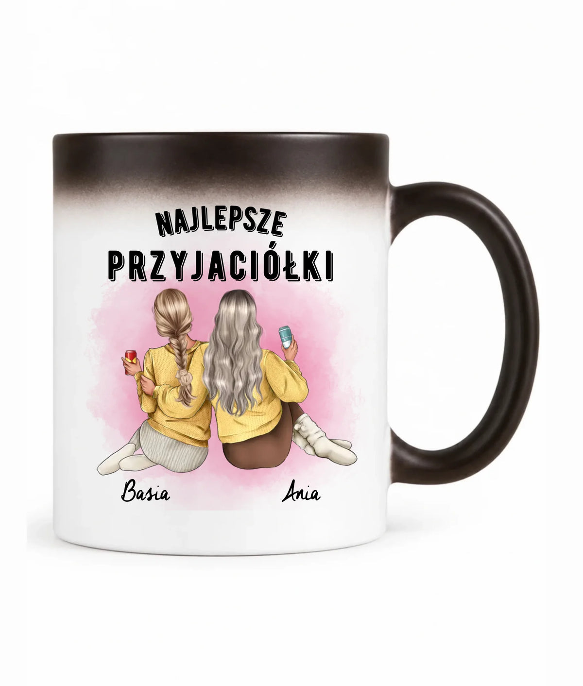 Kubek magiczny - prezent dla przyjaciółek - Najlepsze przyjaciółki 2-4 osób - personalizowany PR01