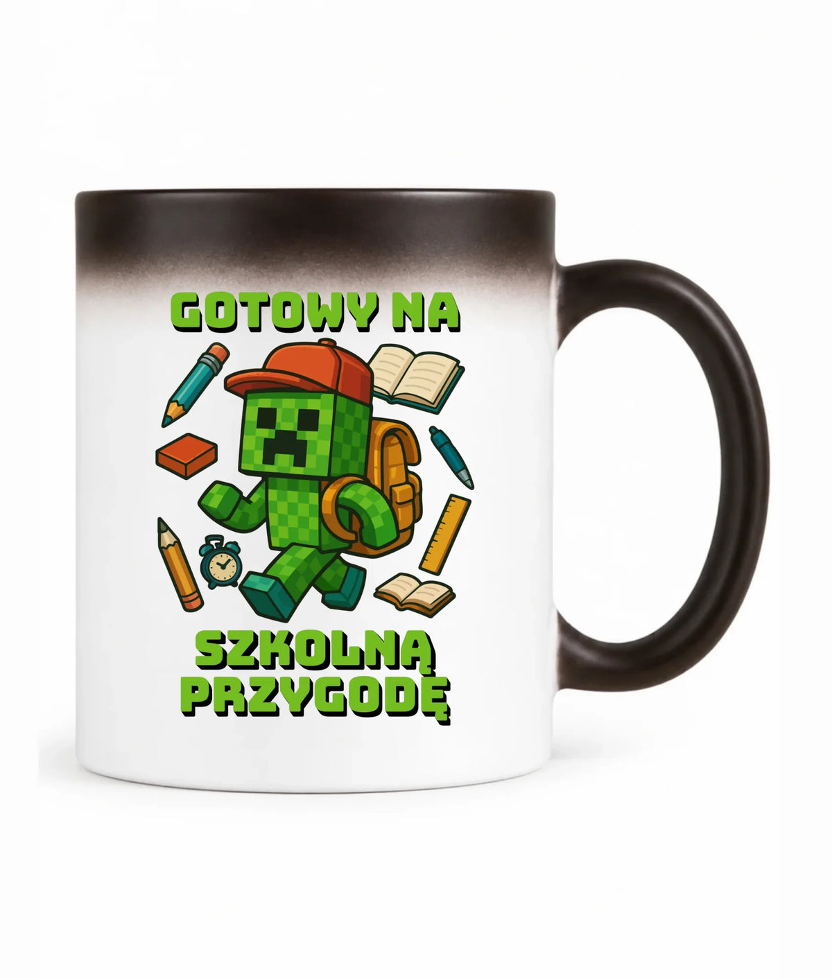 Kubek magiczny szkoła - Gotowy na szkołę - gamer do szkoły - SZ13