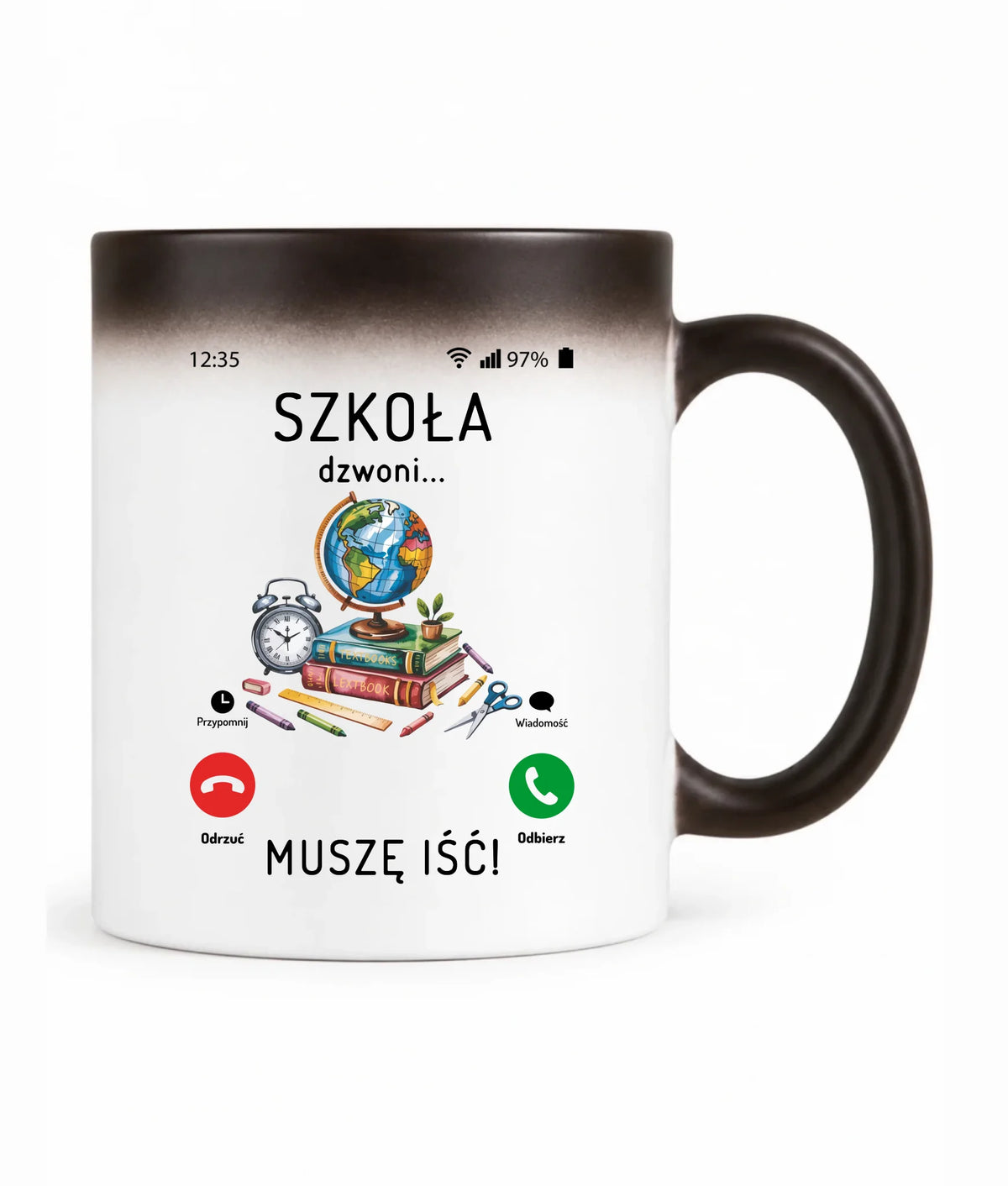 Kubek magiczny Szkoła dzwoni muszę iść SZ09