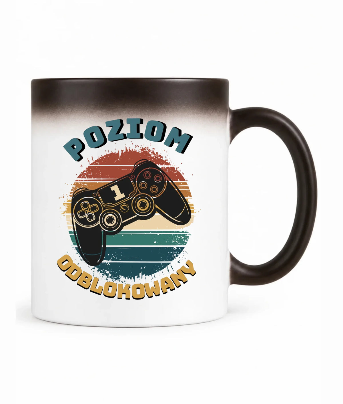 Kubek magiczny - Poziom odblokowany - gamer do szkoły - personalizowany SZ01