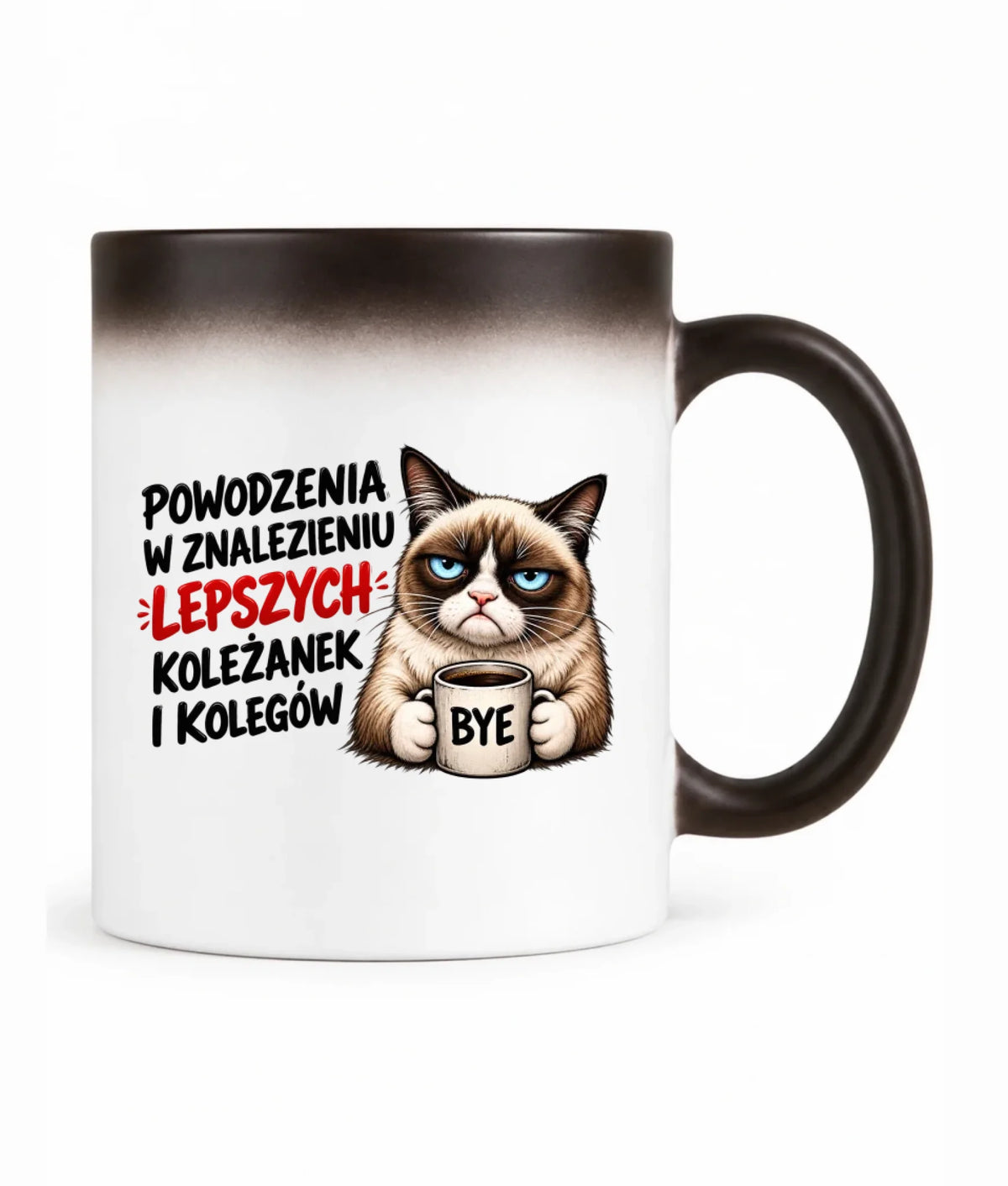 Kubek magiczny na odejście z pracy - Lepszych koleżanek i kolegów