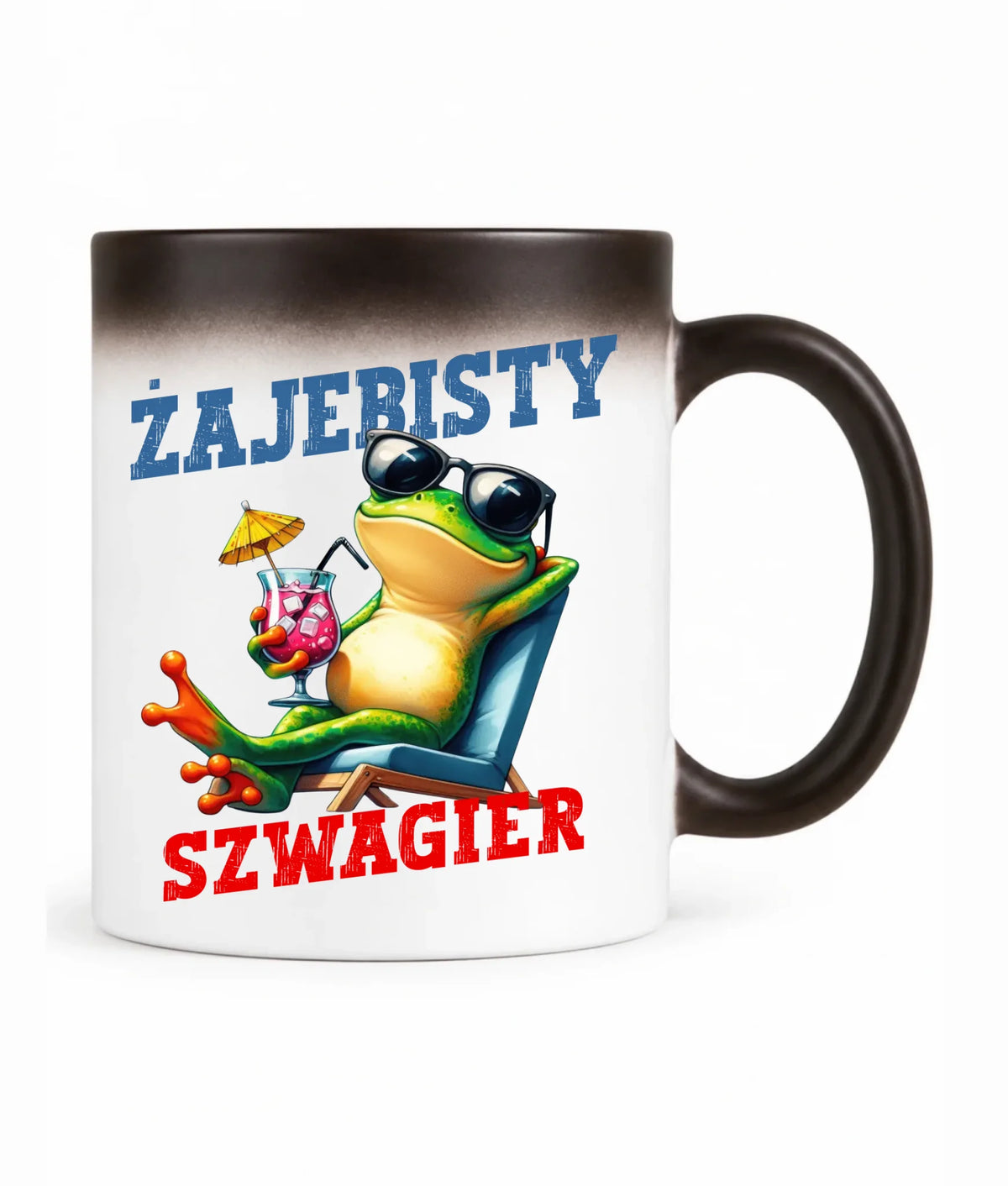 Kubek magiczny dla szwagra - Żajebisty Szwagier DSZ01