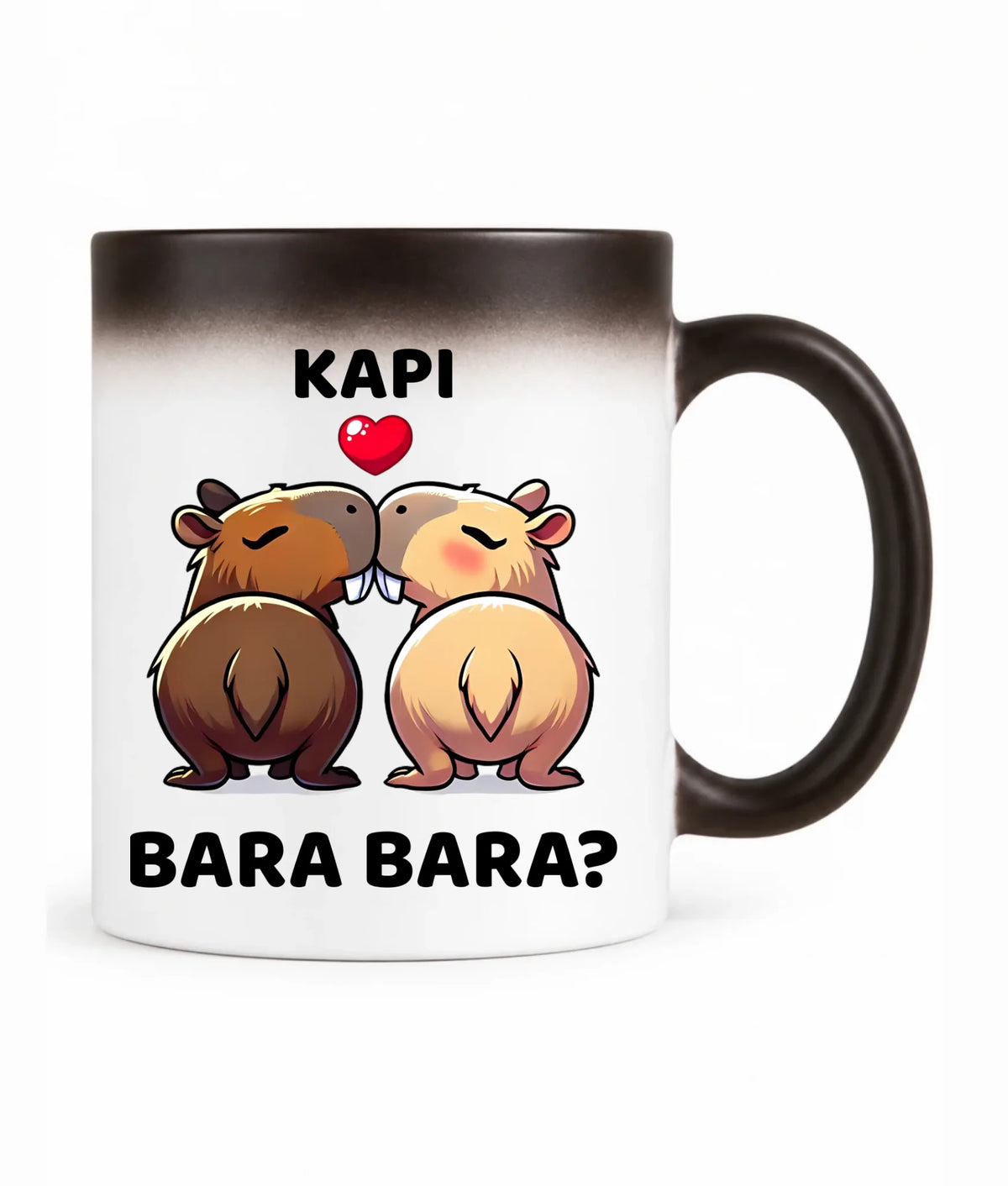 Kubek magiczny dla par - Kapibara bara bara W86