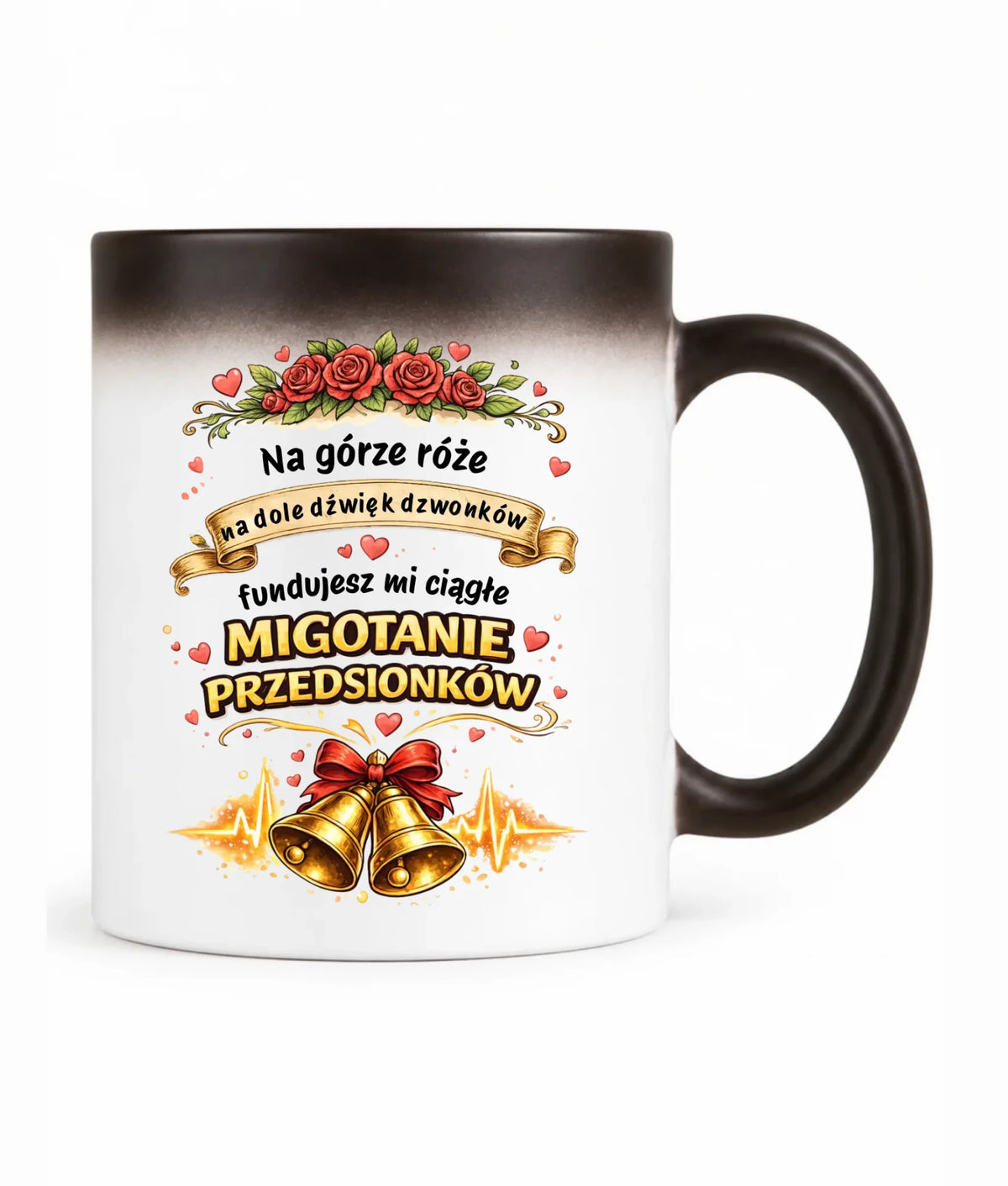 Kubek magiczny dla par - Fundujesz mi ciągłe migotanie przedsionków W71