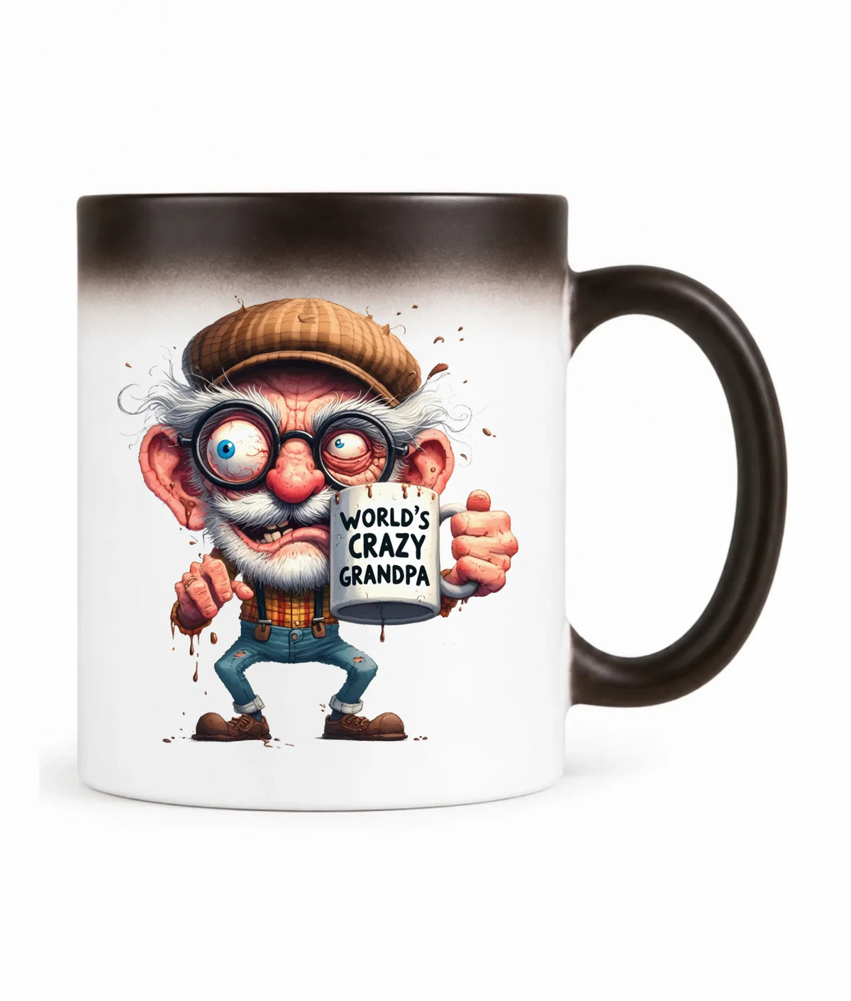 Kubek magiczny dla dziadka - Crazy grandpa D38