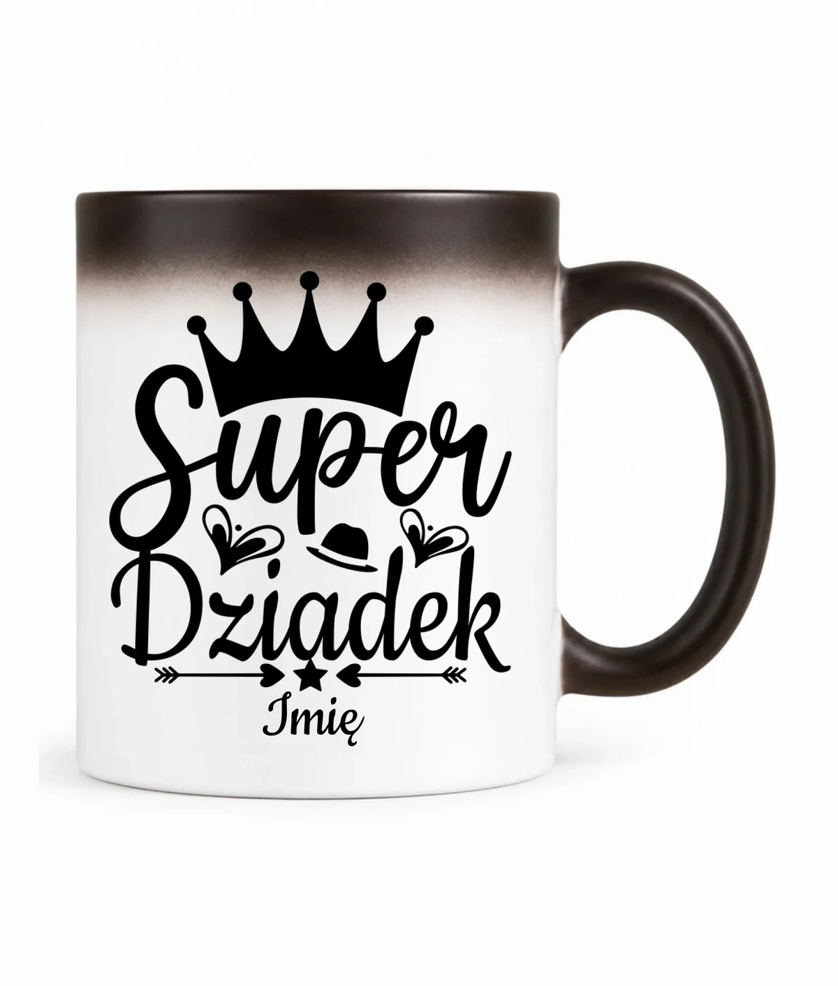 Kubek magiczny dla dziadka - Super Dziadek - personalizowany D03