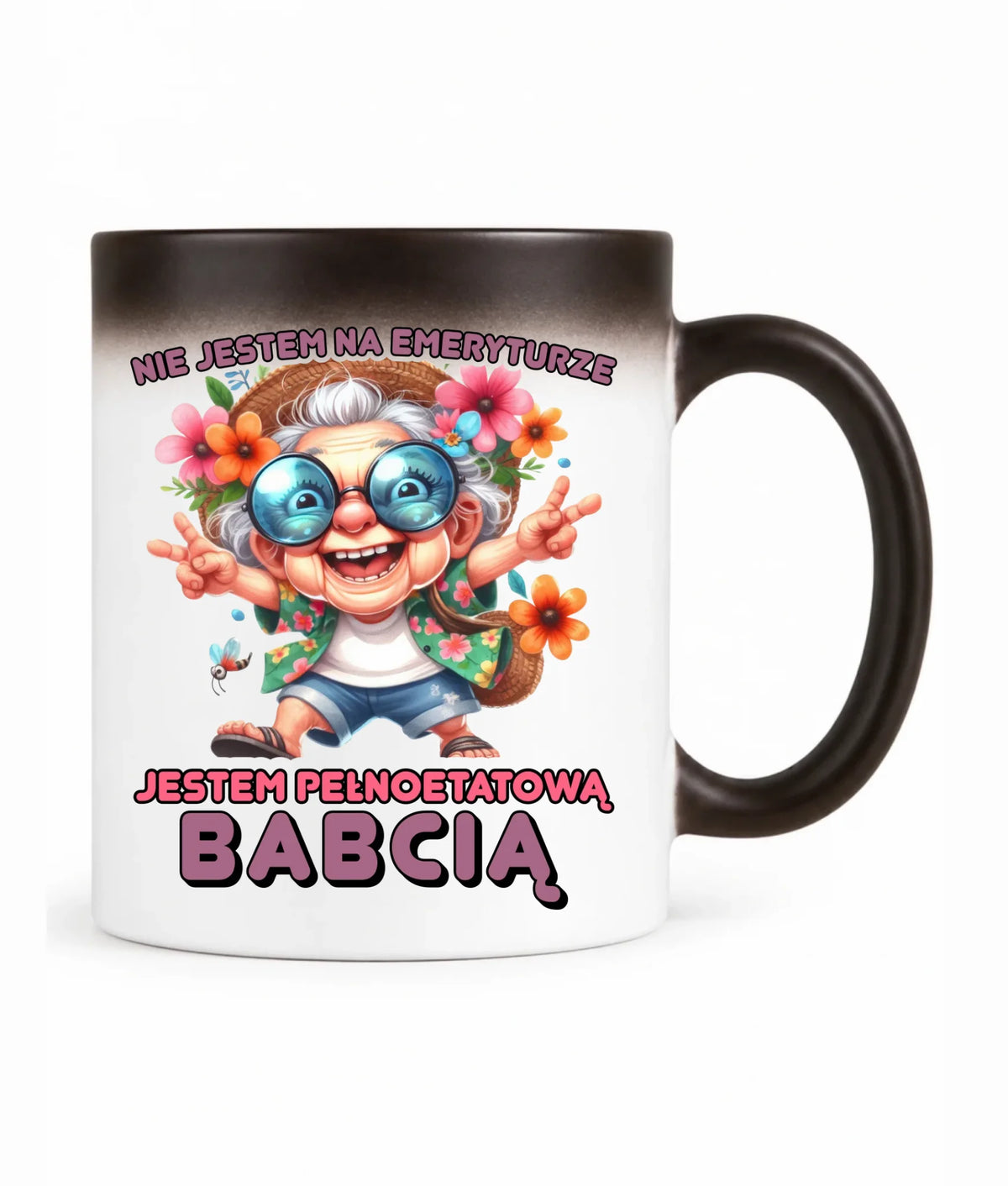 Kubek magiczny dla babci - Pełnoetatowa babcia B20