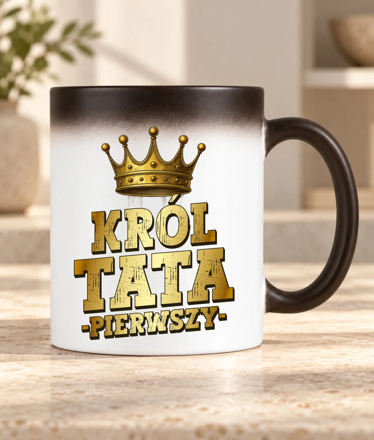Kubek magiczny dla taty - Król Tata Pierwszy DT20