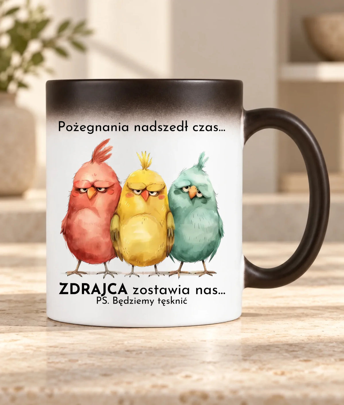 Kubek magiczny na odejście z pracy - Pożegnania nadszedł czas