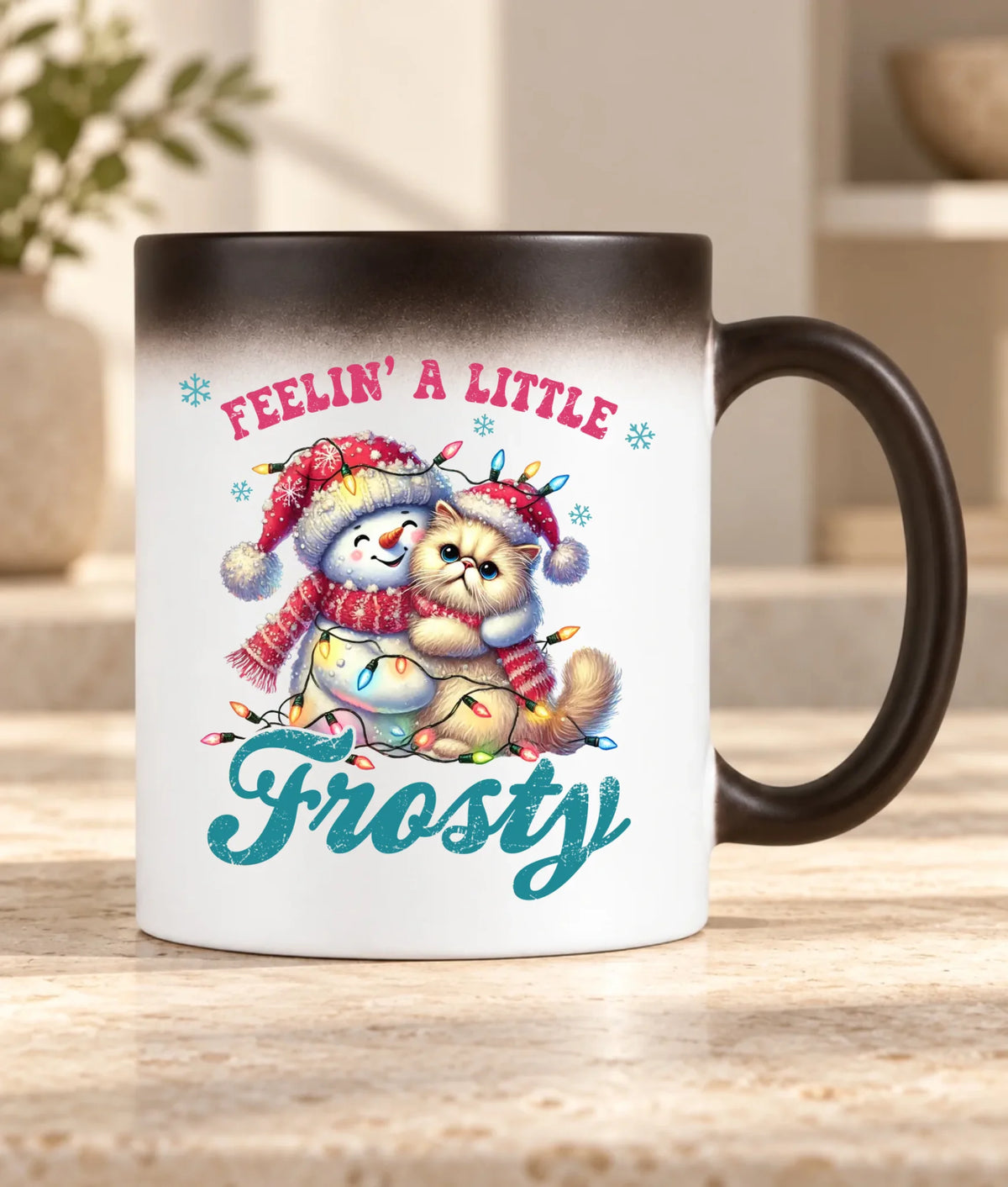 Kubek magiczny świąteczny - Feelin' a little frosty BN52