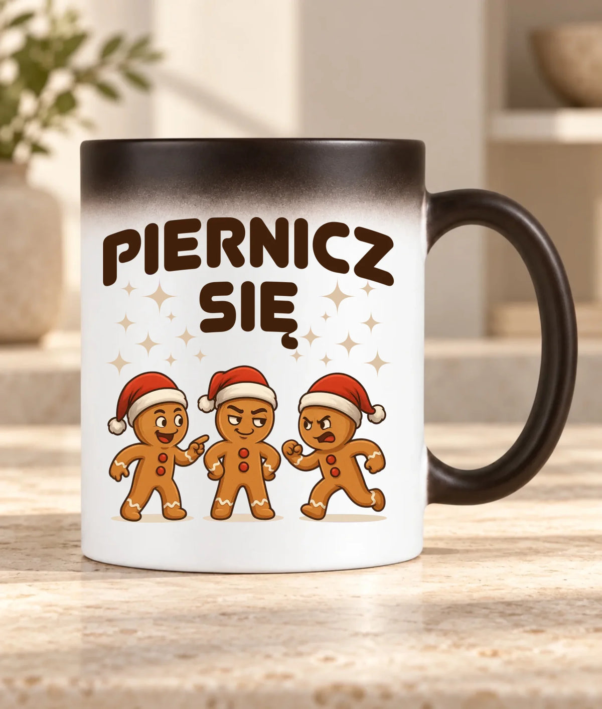 Kubek magiczny świąteczny - Piernicz się BN149