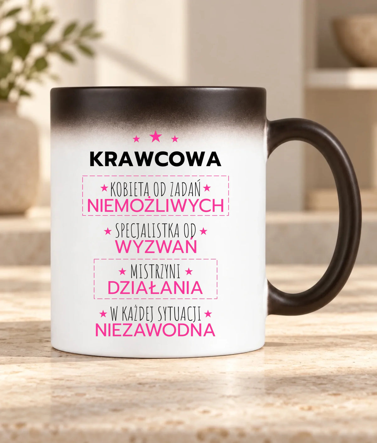 Kubek magiczny szyciowy dla krawcowej - Kobieta od zadań niemożliwych HS29