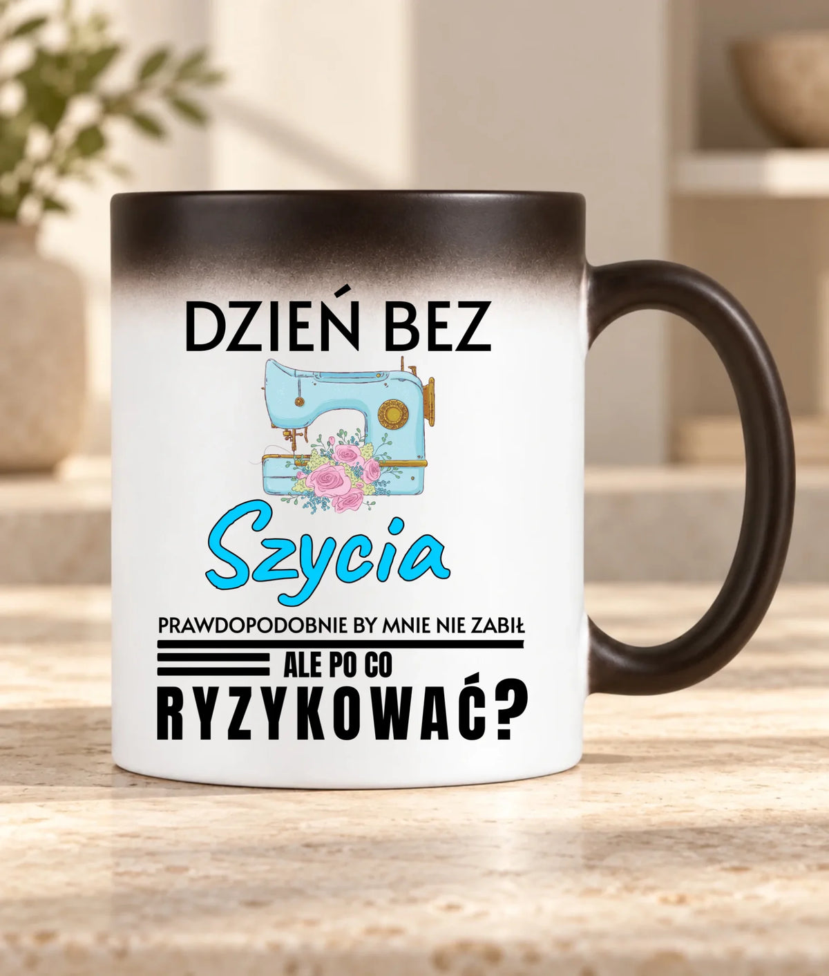 Kubek magiczny szyciowy dla krawcowej - Dzień bez szycia HS24