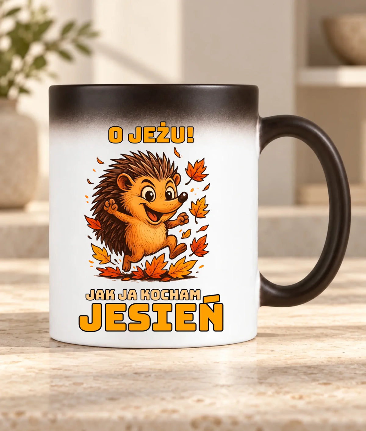 Kubek magiczny jesienny - O JEŻU! Jak ja kocham jesień JS31