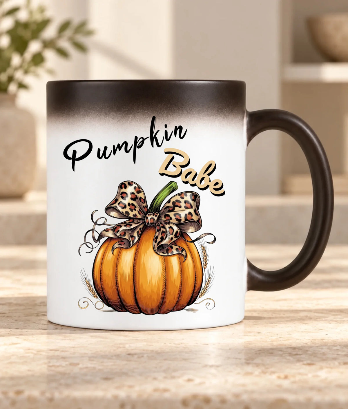 Kubek magiczny jesienny - Pumpkin Babe - dla miłośniczki dyni JS33