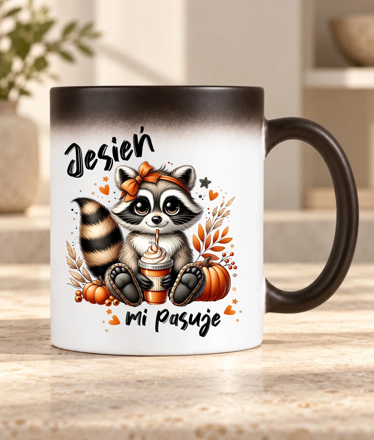 Kubek magiczny jesienny - Jesień mi pasuje JS25