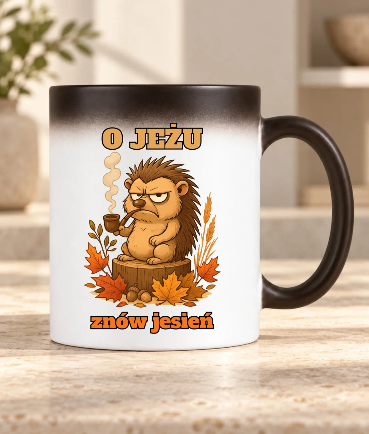 Kubek magiczny jesienny - O jeżu znów jesień JS20