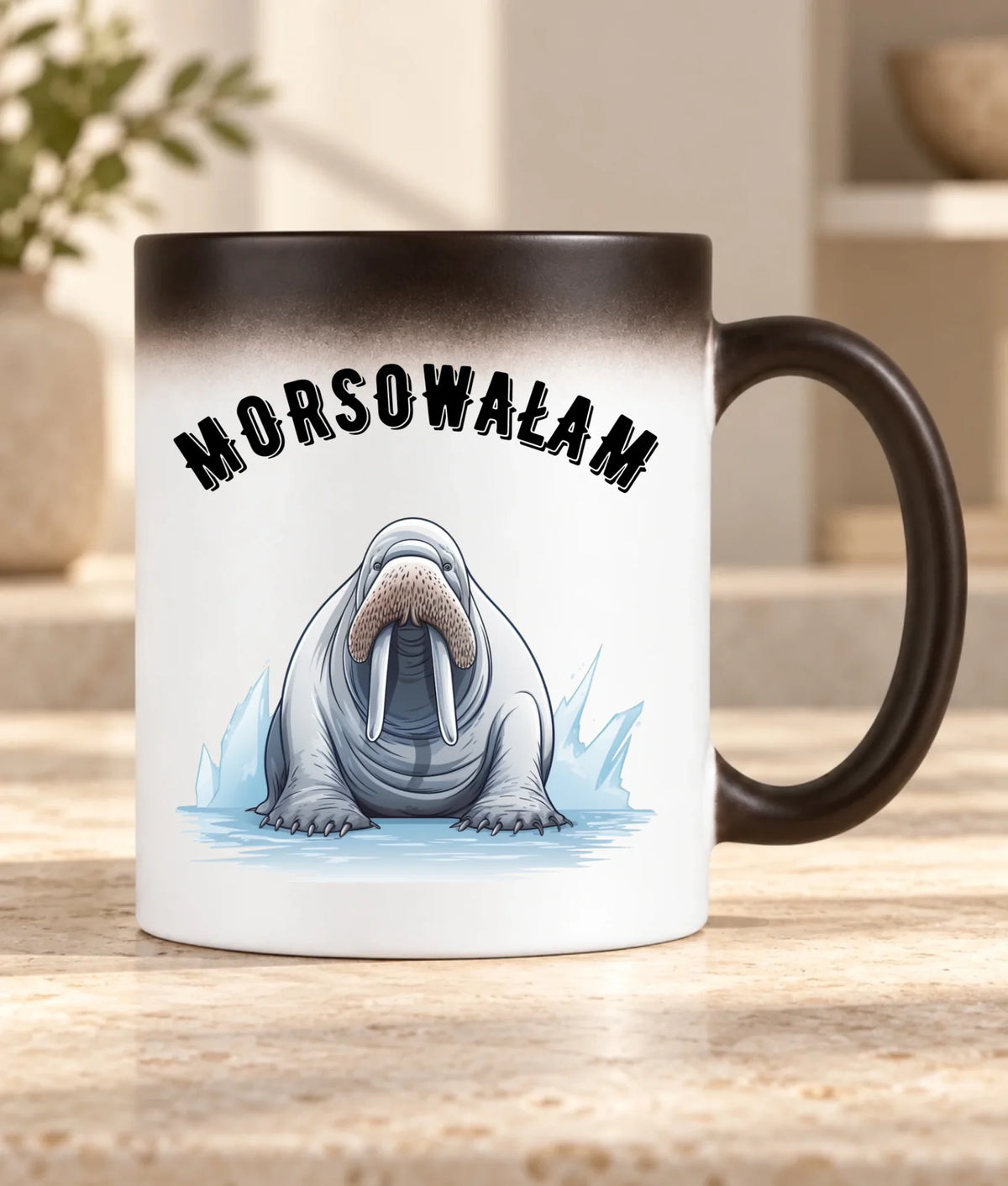 Kubek magiczny - prezent dla morsa - Morsowałam - Mors HM18