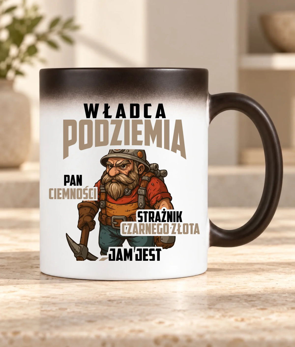 Kubek magiczny dla górnika - Strażnik czarnego złota
