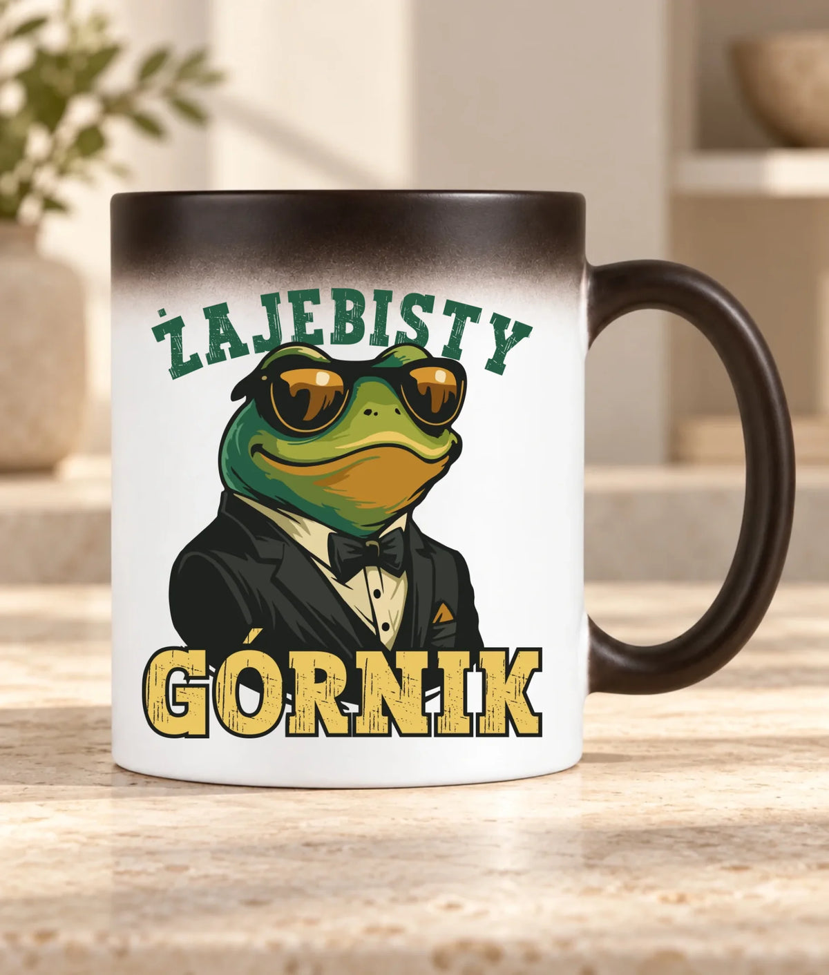 Kubek magiczny dla górnika - Żajebisty Górnik