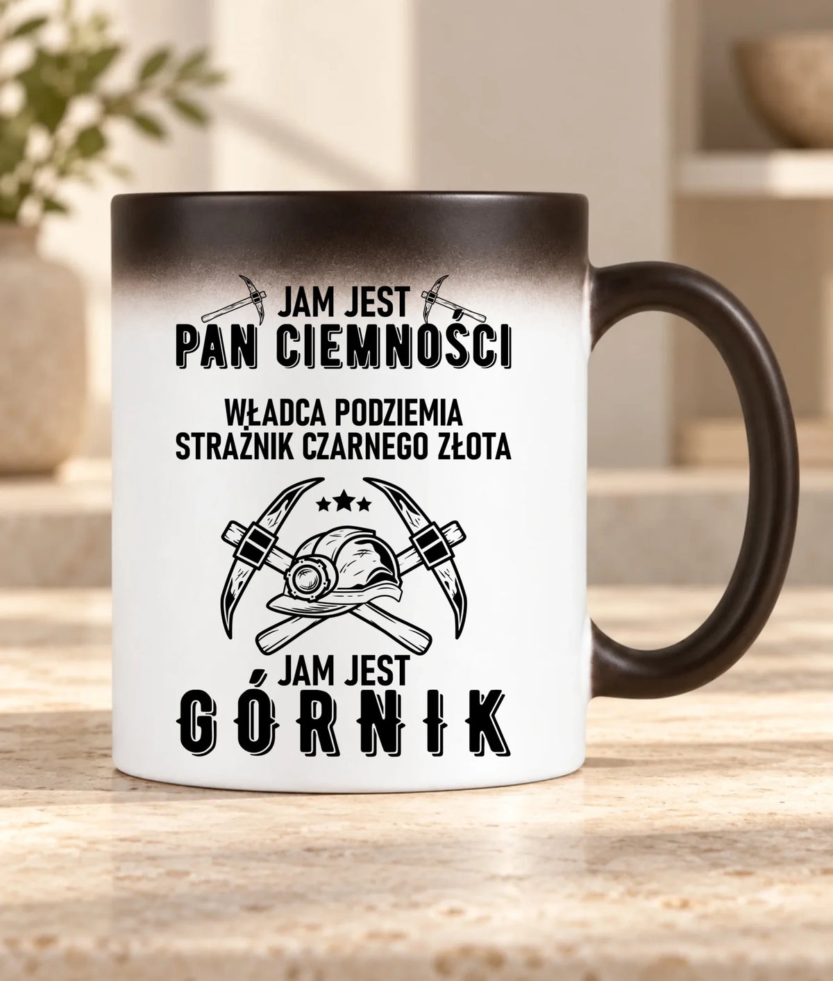 Kubek magiczny dla górnika - Pan Ciemności, Jam jest Górnik