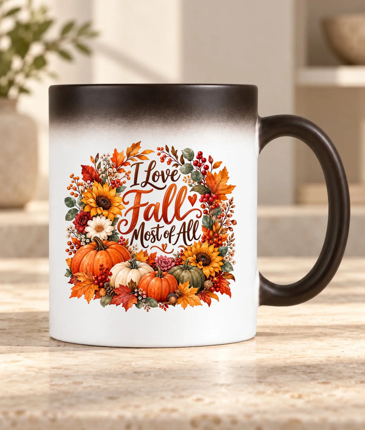 Kubek magiczny jesienny - I Love Fall Most of All