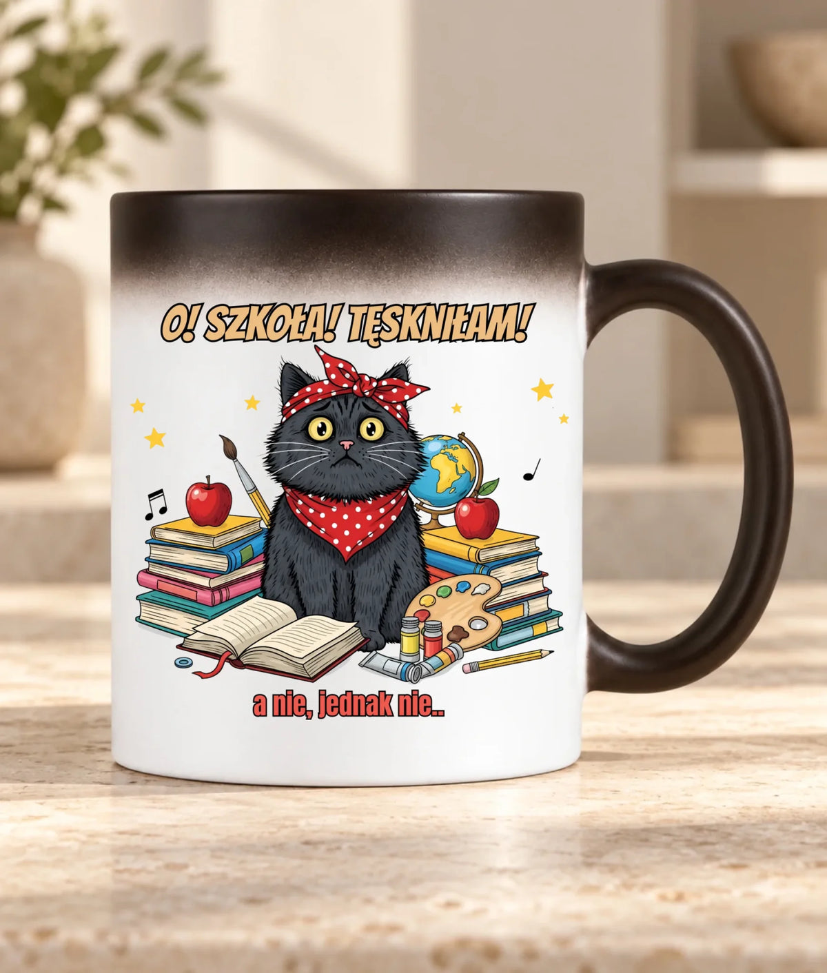 Kubek magiczny szkolny O! Szkoła! Tęskniłam! a nie, jednak nie... SZ12