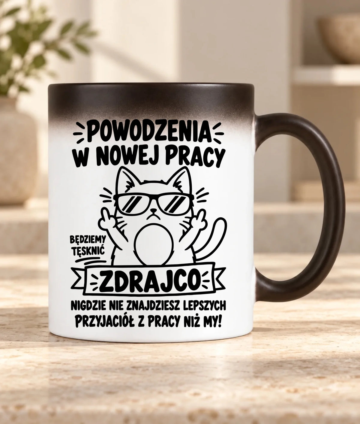 Kubek magiczny na odejście z pracy - Powodzenia w nowej pracy, zdrajco!