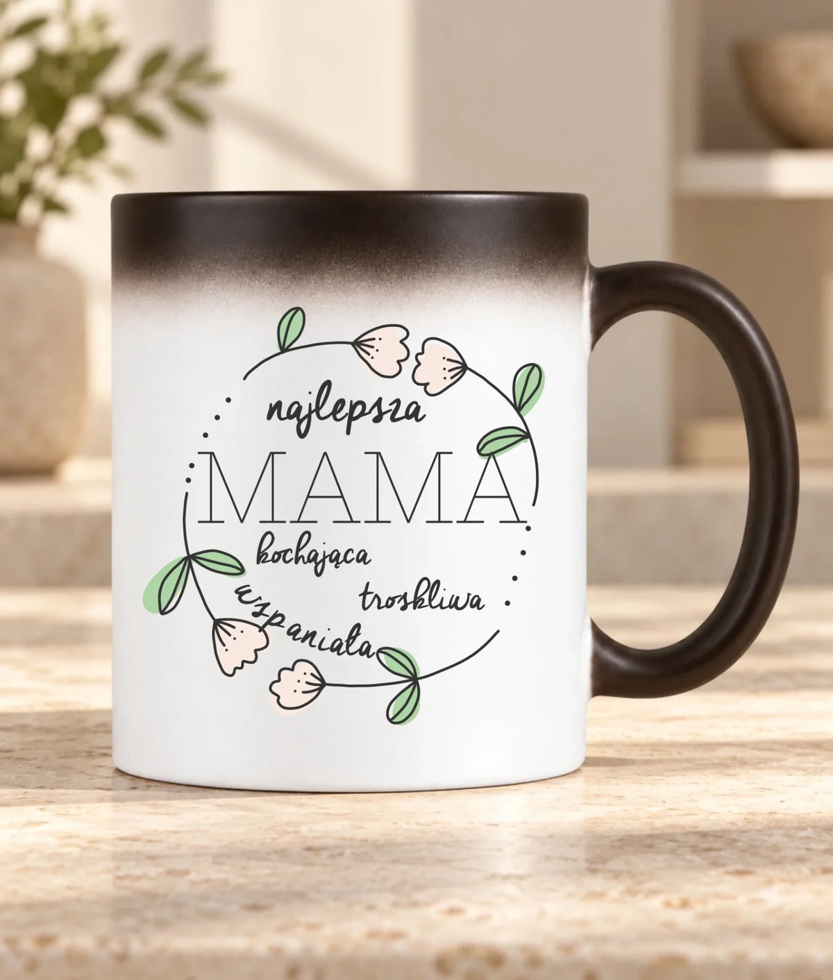 Kubek magiczny dla mamy - Mama kochająca i troskliwa DM51