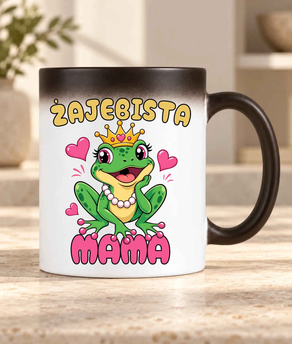 Kubek magiczny dla mamy - Żajebista Mama DM50