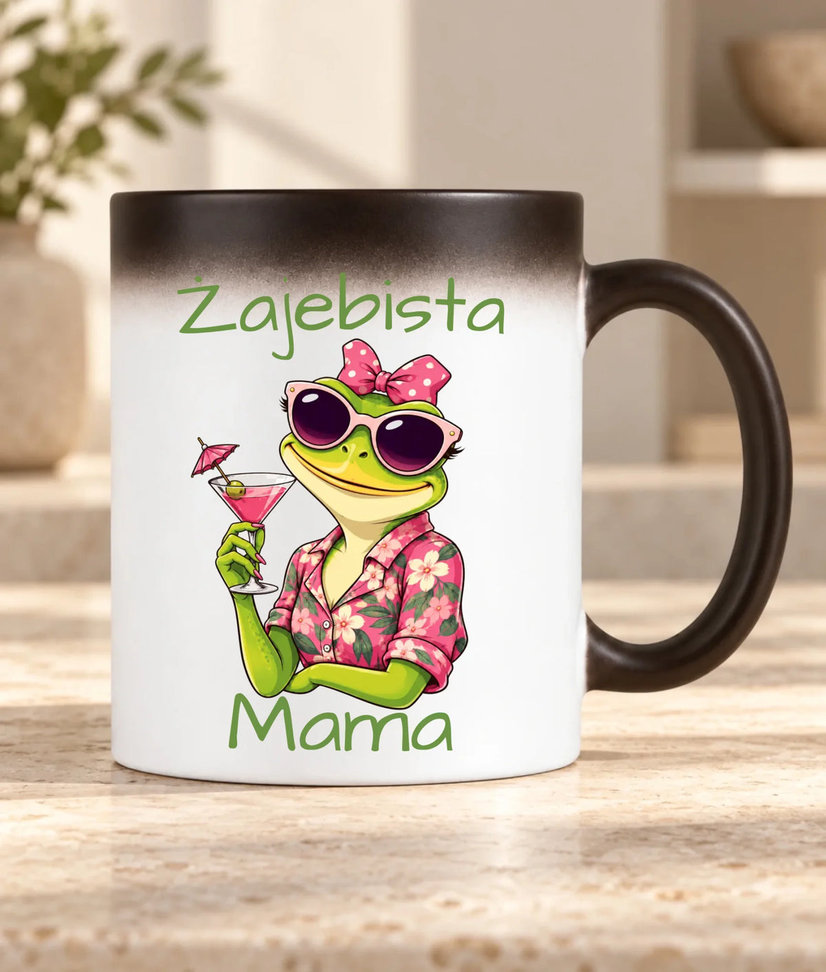 Kubek magiczny dla mamy - Żajebista Mama DM47