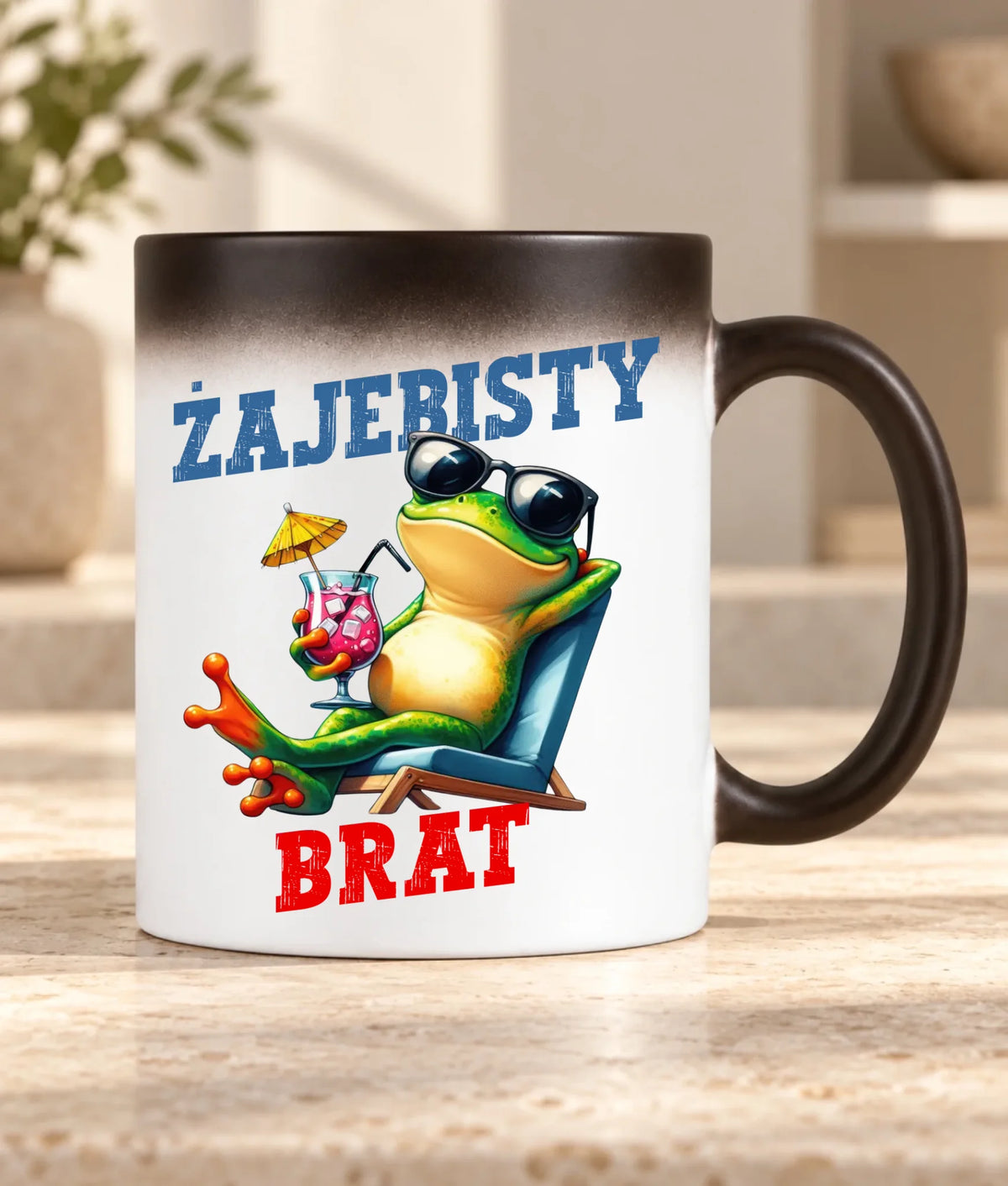 Kubek magiczny dla brata - Żajebisty Brat DB01