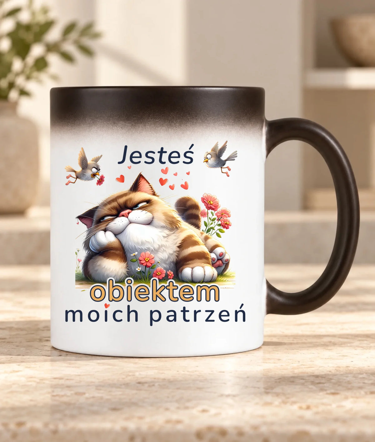 Kubek magiczny dla par - Jesteś obiektem moich patrzeń W68