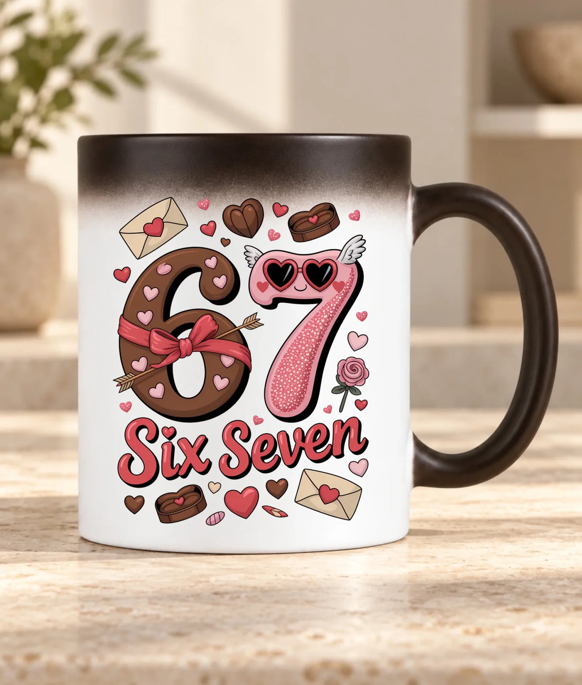 Kubek magiczny - Miłość Six Seven 67 W72