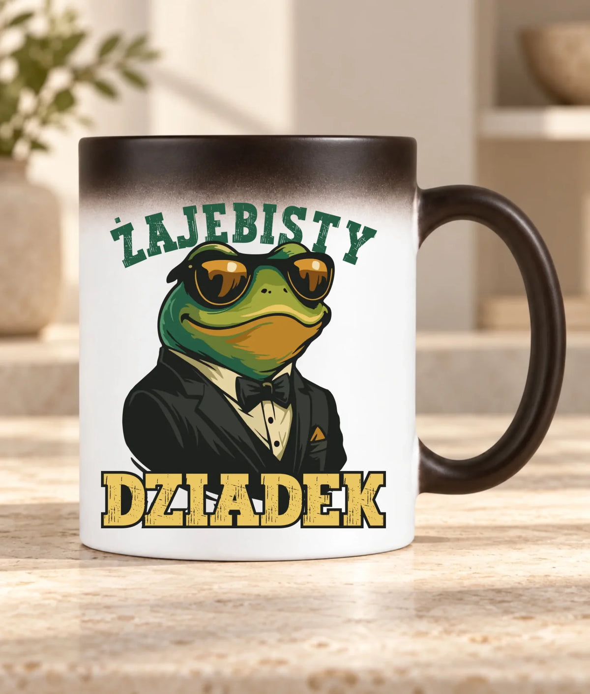 Kubek magiczny dla dziadka - Żajebisty dziadek D42