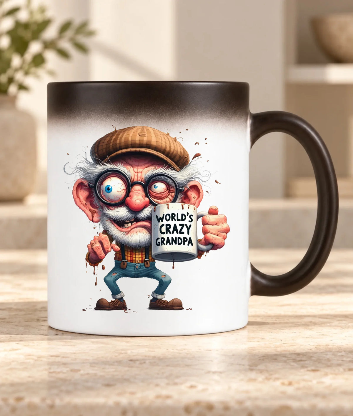 Kubek magiczny dla dziadka - Crazy grandpa D38