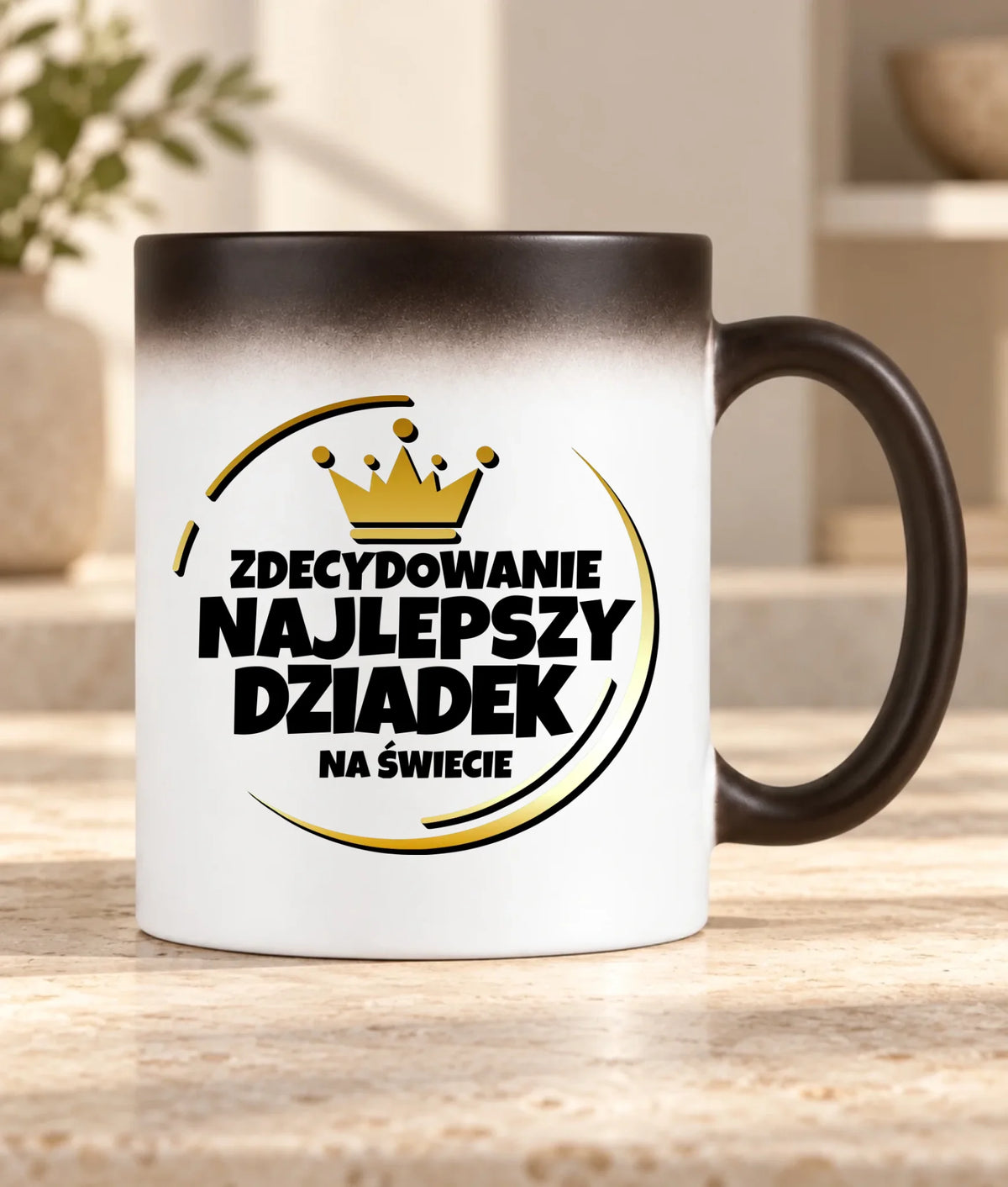 Kubek magiczny dla dziadka - Zdecydowanie najlepszy dziadek D32