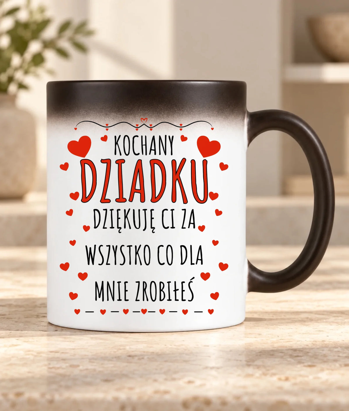 Kubek magiczny dla dziadka - Kochany Dziadku dziękuję Ci D21