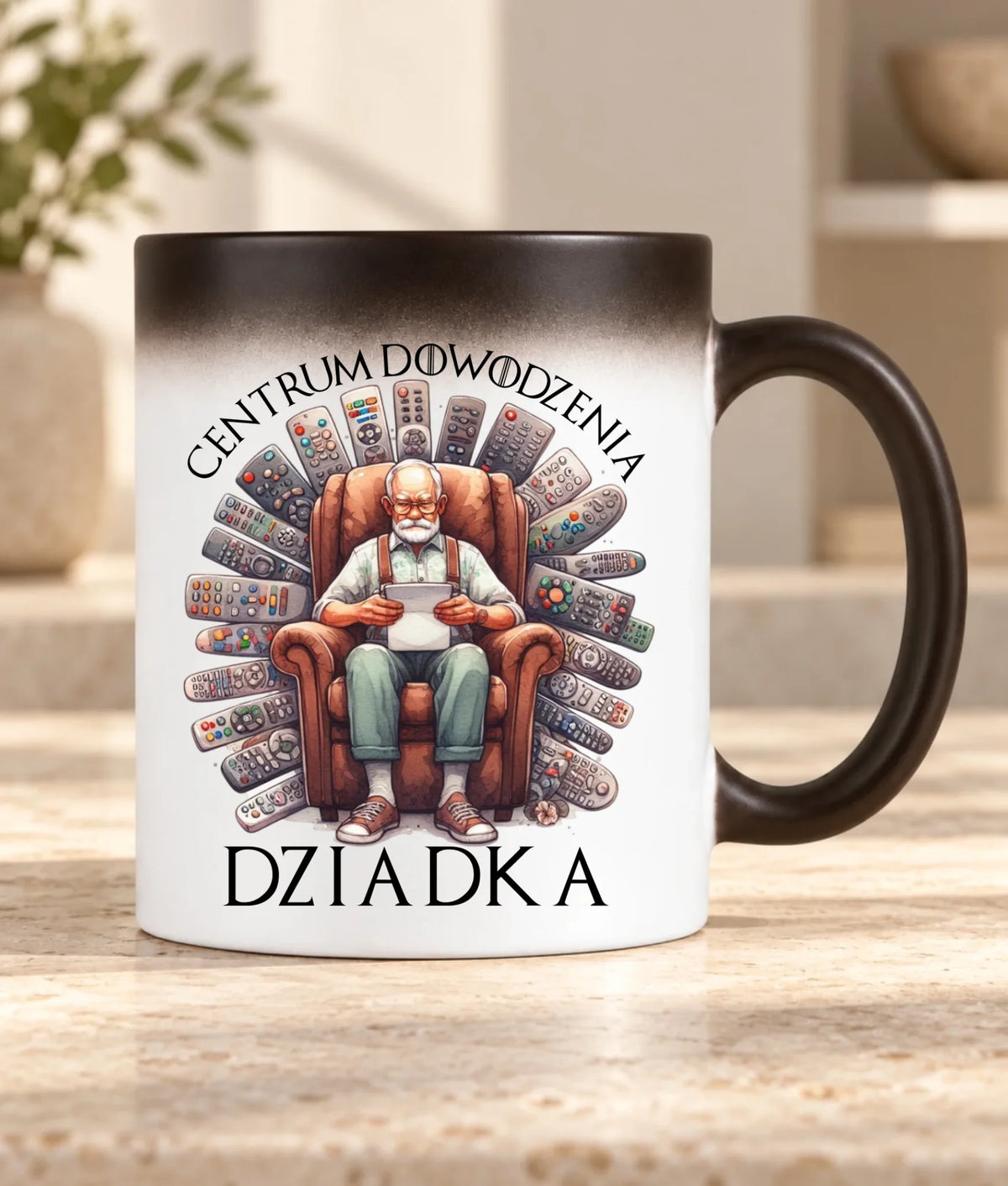 Kubek magiczny dla dziadka - Centrum dowodzenia D28