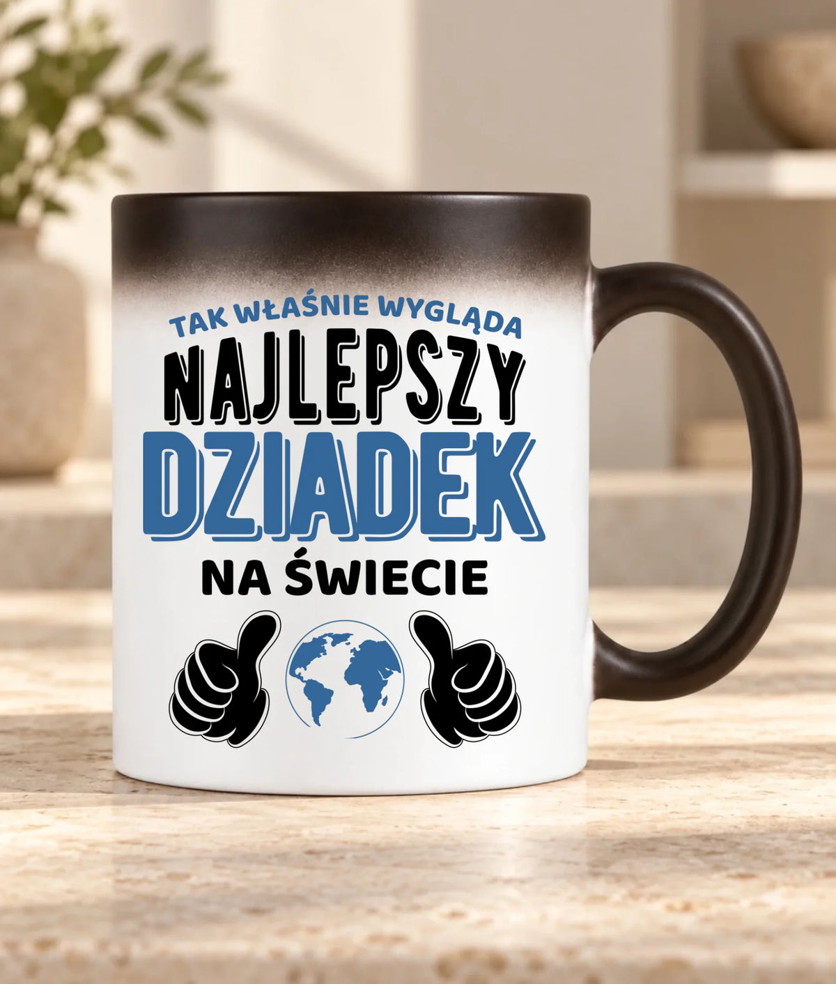 Kubek magiczny dla dziadka - Tak wygląda najlepszy dziadek na świecie D24