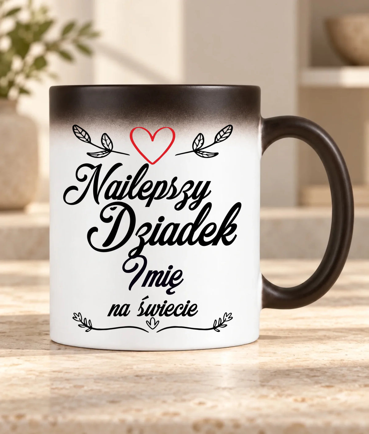 Kubek magiczny dla dziadka - Najlepszy dziadek na Świecie - personalizowany D12