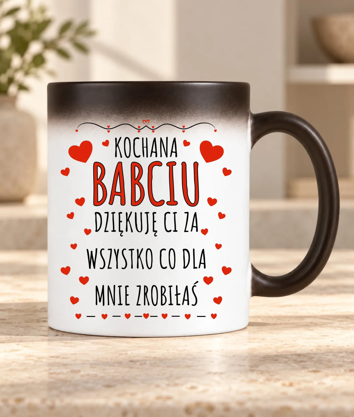 Kubek magiczny dla babci - Kochana Babciu dziękuję Ci B21