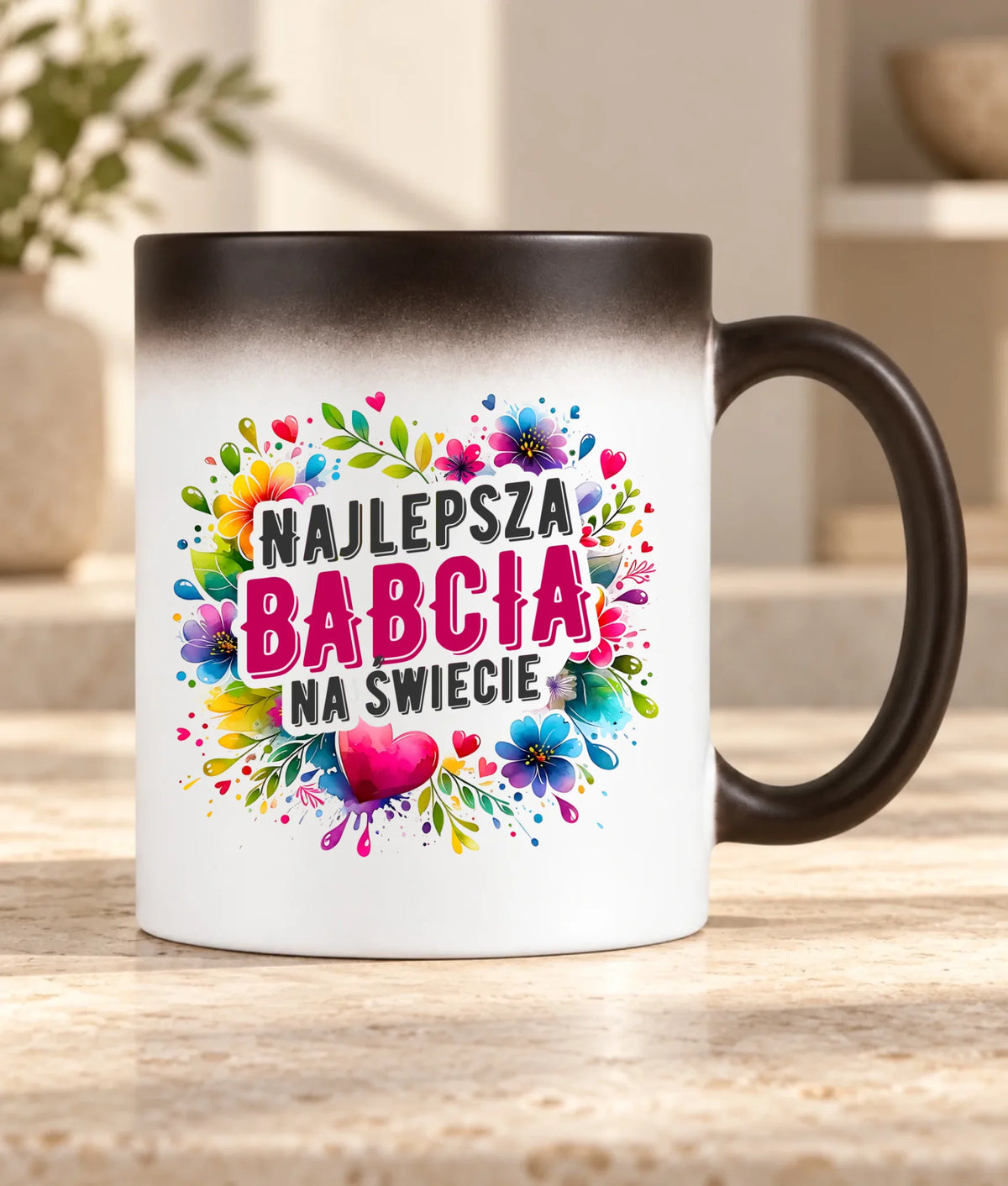 Kubek magiczny dla babci - Najlepsza Babcia na świecie B07