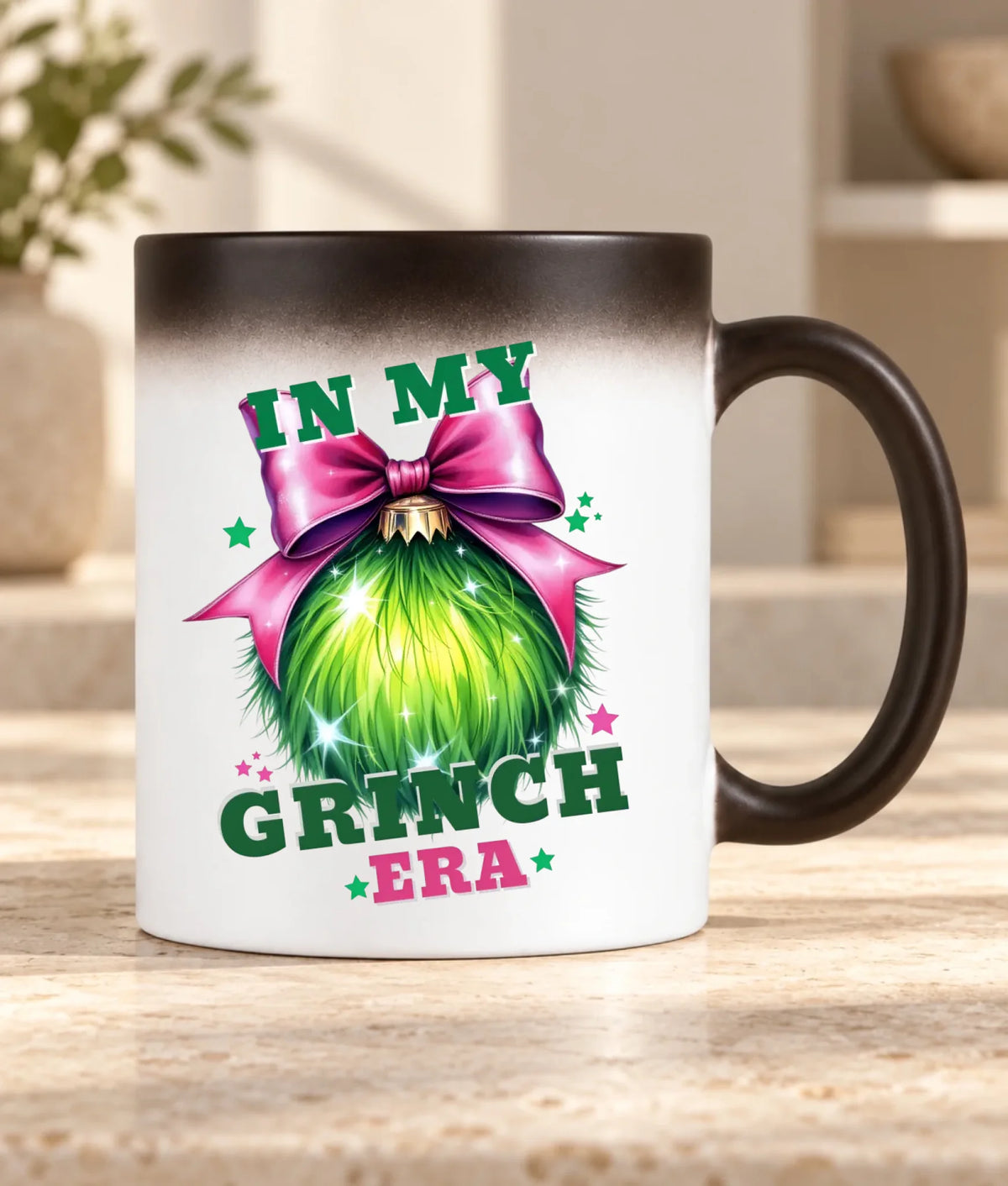 Kubek magiczny świąteczny - In my Grinch era BN26