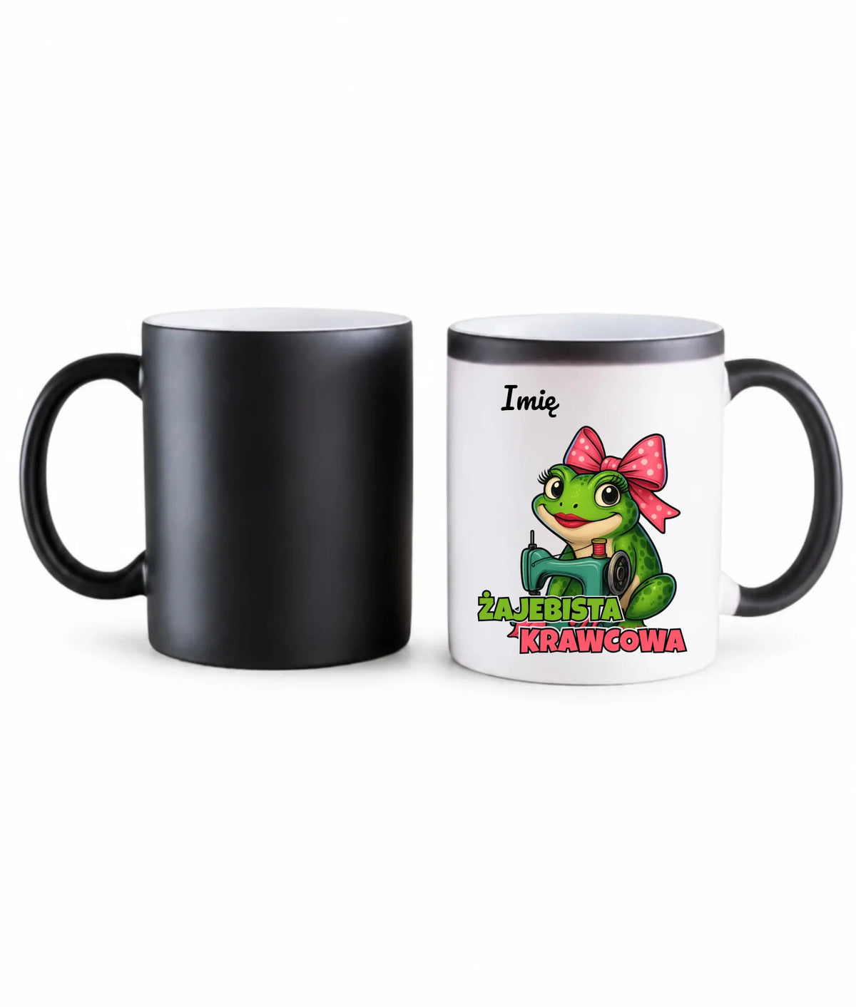 Kubek magiczny szyciowy dla krawcowej - Żajebista Krawcowa - personalizowany HS32